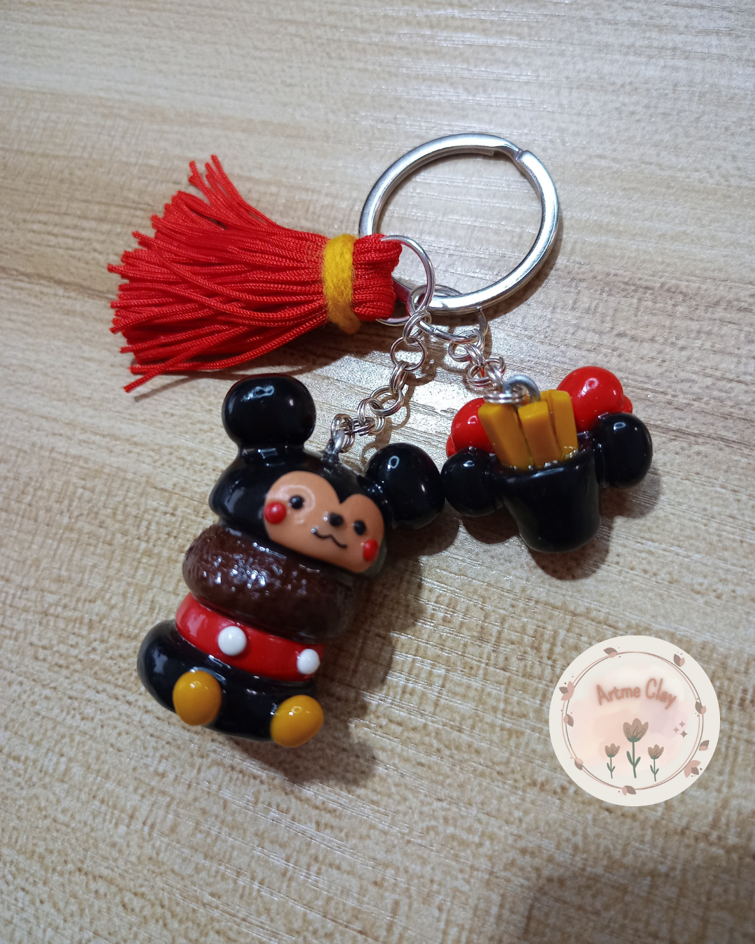 Llavero Mickey Mouse Burguer 2