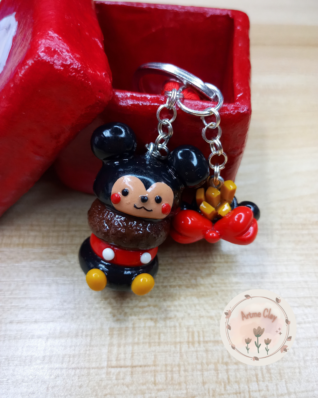 Llavero Mickey Mouse Burguer 4
