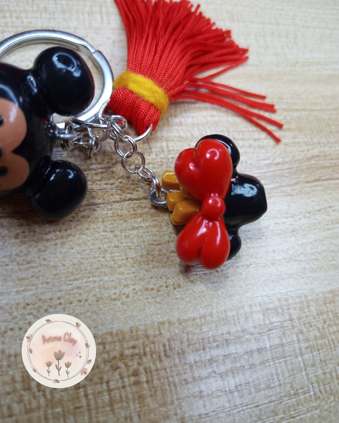 Llavero Mickey Mouse Burguer 3